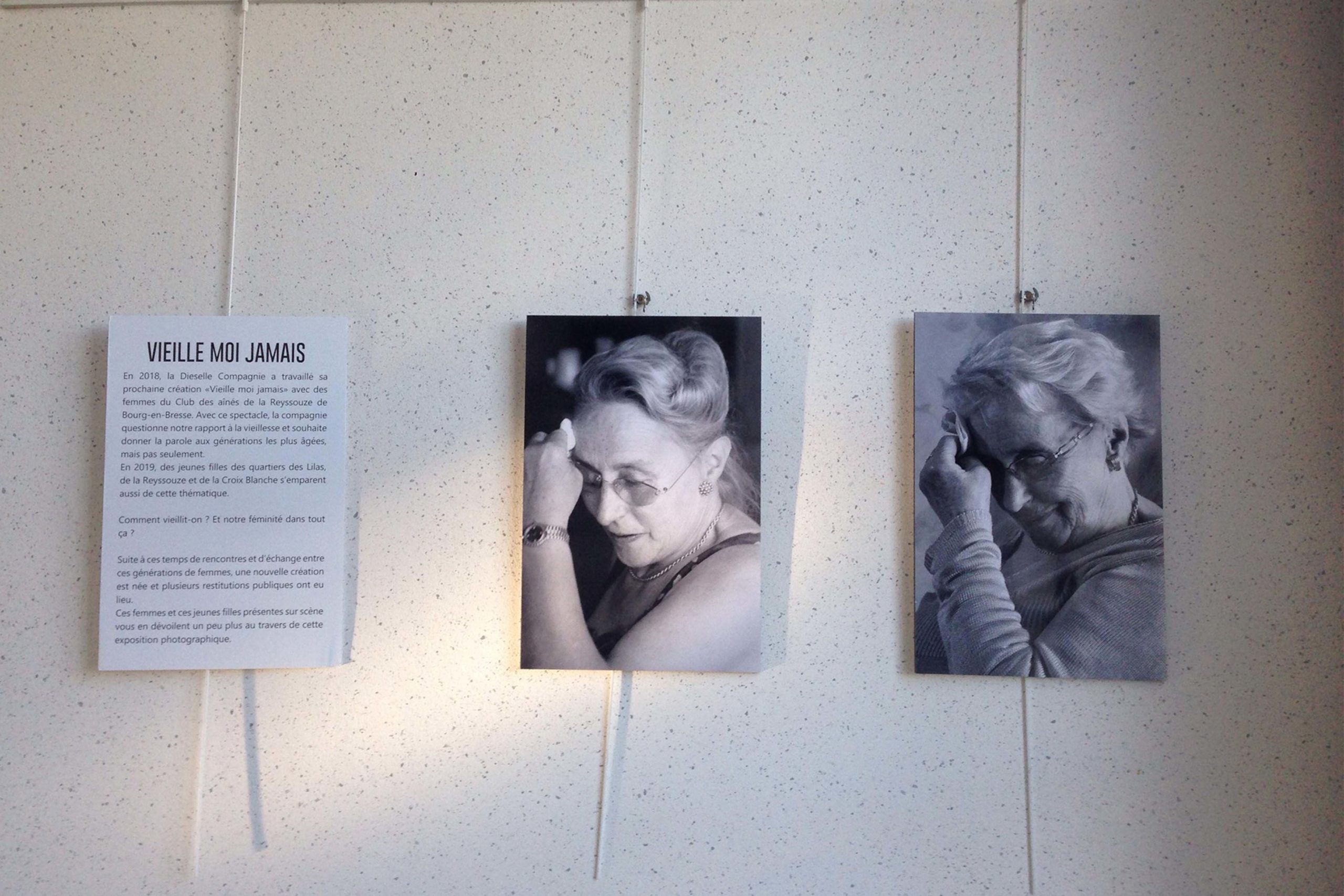 Exposition photo Vieille moi jamais